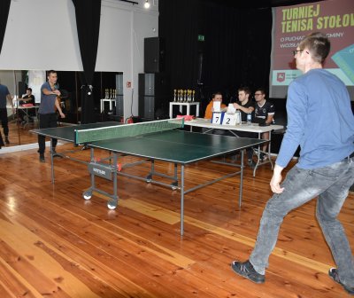 Turniej Tenisa Stołowego o Puchar Wójta Gminy Wojsławice 2024